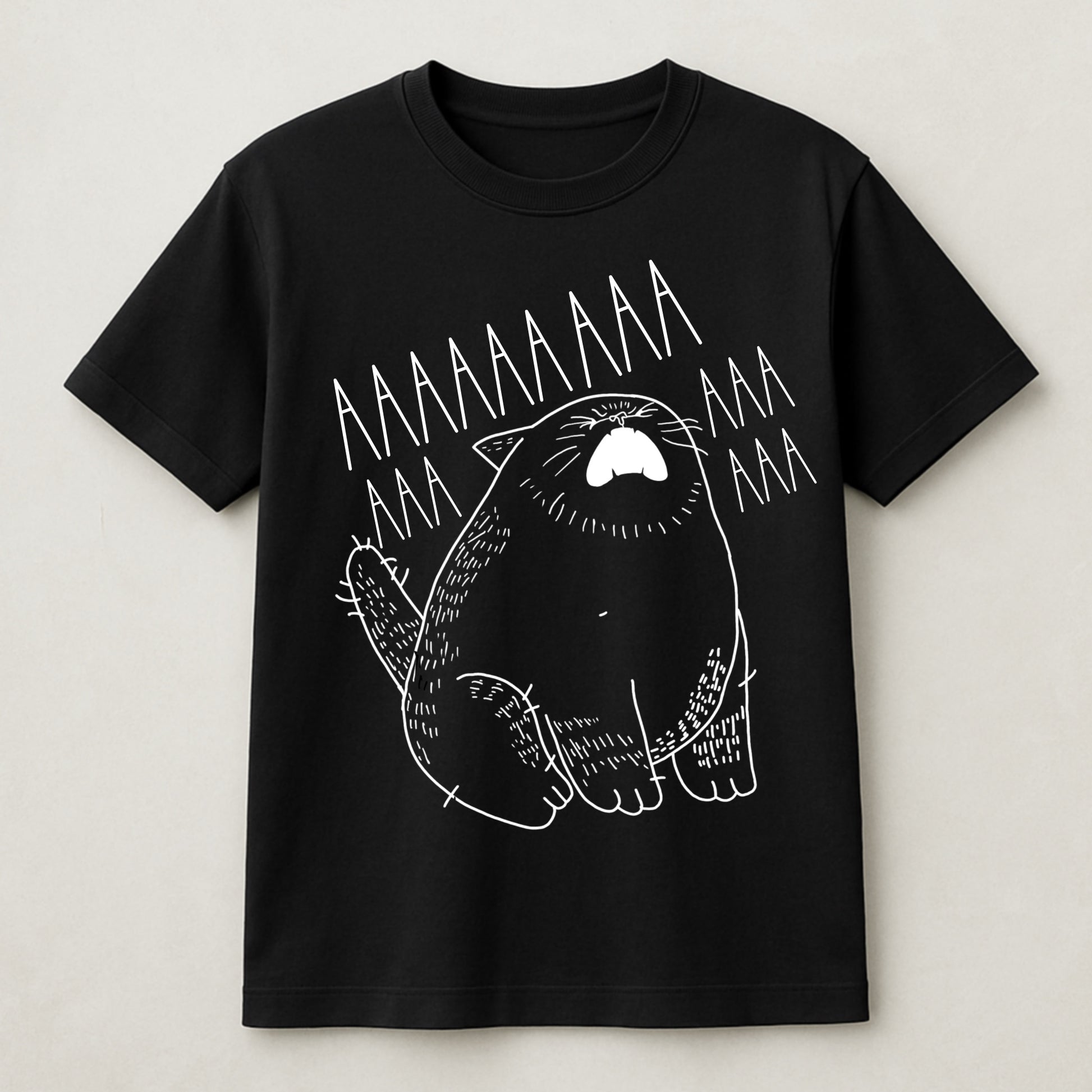 Cat Over- size T-shirt